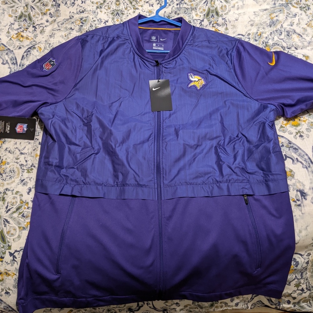 Minnesota Vikings Nike Sideline Elite Hybrid Full-Zip Jacket